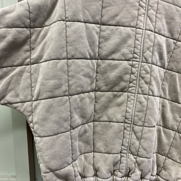 Free people quilted dolman knit jacket moss green - Picture 6 of 9